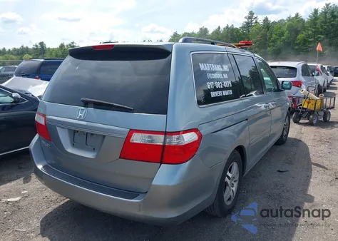 2006 Honda Odyssey Ex z USA, uszkodzony, nr VIN 5FNRL38426B080404